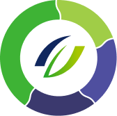 Gráfico de donut representativo das partes acionistas da Jirau Energia com o logo da Jirau ao centro