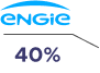 Logo da Engie representando 40% dos acionistas