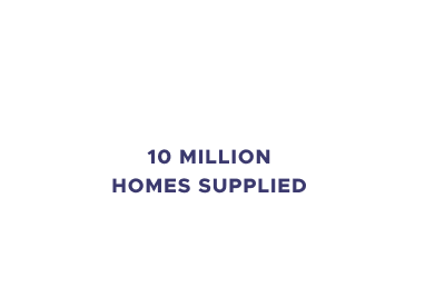 Simbologia das 10 milhões de casas abastecidas pela Jirau Energia